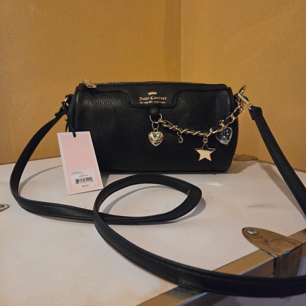 NWT Juicy Couture Black Crossbody Bag